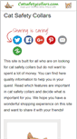 Mobile Screenshot of catsafetycollars.com